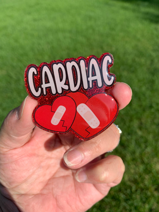 Cardiac Badge Topper (Acrylic Only!)