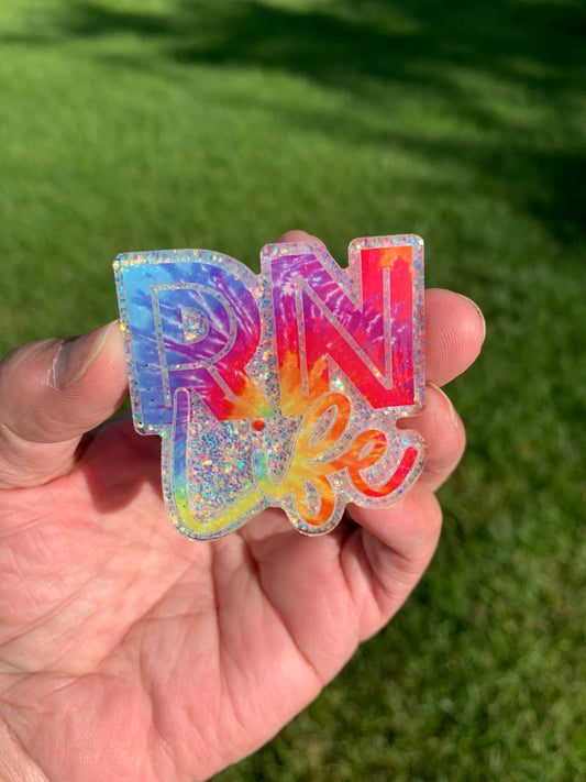 RN Life Badge Topper (Acrylic Only!)