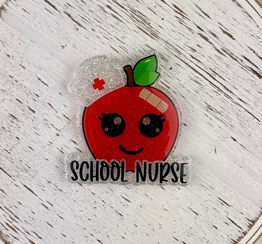 School Nurse Badge Topper