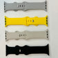 Silicone Engraved Apple Watch Bands - Multiple Designs/Colors