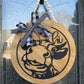 Cute Cow Wood Door Sign