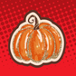 Pumpkin Badge Topper (Acrylic Only!)