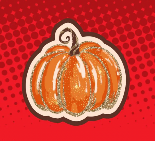 Pumpkin Badge Topper (Acrylic Only!)