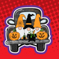 Halloween Gnome Truck Badge Topper