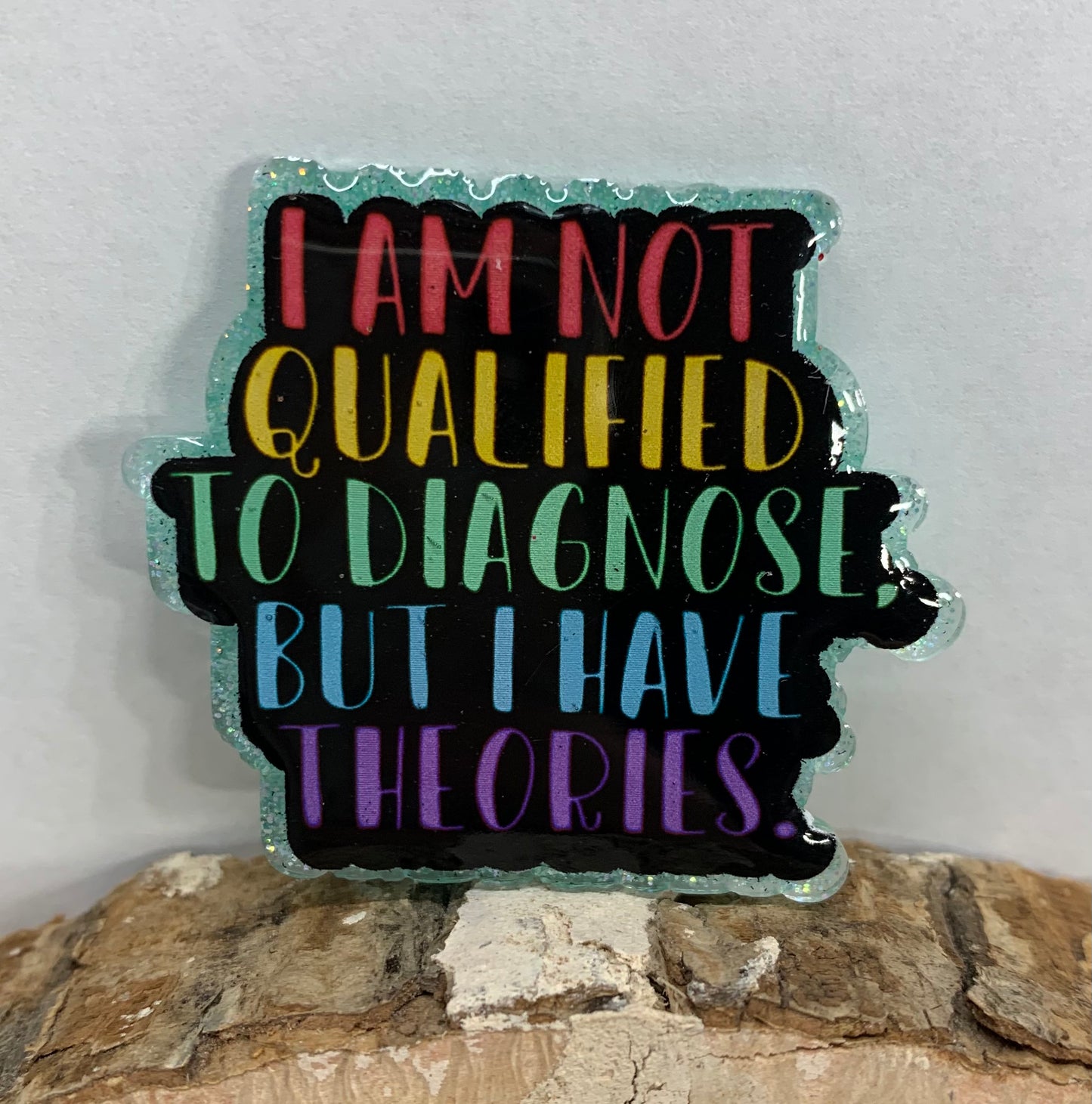 Not Qualified Badge Topper (Acrylic Only!)