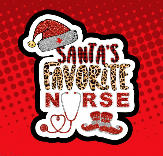 Favorite Nurse Badge Topper (Acrylic Only!)